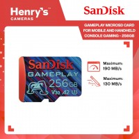 SanDisk GamePlay microSD Card for Mobile and Handheld Console Gaming - 256GB - SDSQXAV-256G-GN6MN