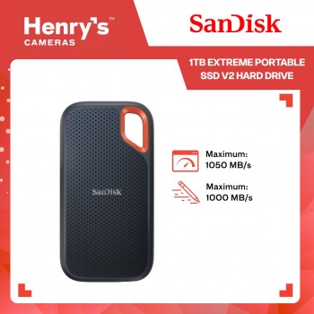 Sandisk 1TB Extreme Portable SSD V2 Hard Drive SDSSDE61