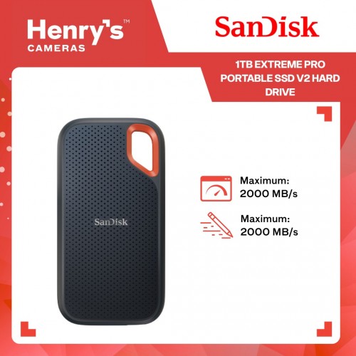 Sandisk 1TB Extreme Pro Portable SSD V2 Hard Drive SDSSDE81 Sandisk 1TB Extreme Pro Portable SSD V2 Hard Drive SDSSDE81