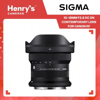 Sigma 10-18mm F2.8 DC DN Contemporary Lens for Canon RF Sigma 10-18mm F2.8 DC DN Contemporary Lens for Canon RF