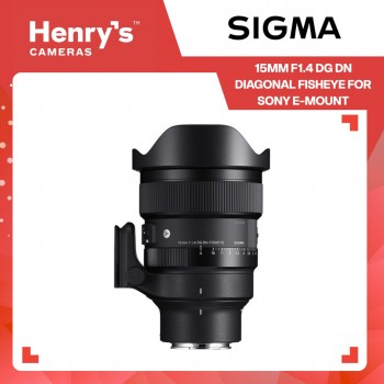 Sigma 15mm f1.4 DG DN Diagonal Fisheye for Sony E-Mount Sigma 15mm f1.4 DG DN Diagonal Fisheye for Sony E-Mount