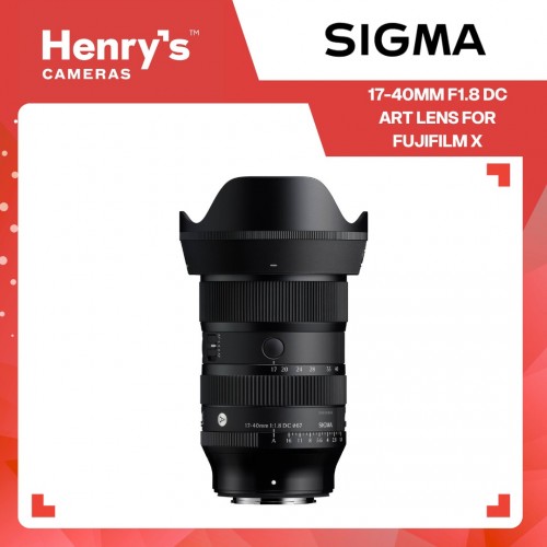 Sigma 17-40mm F1.8 DC Art Lens for Fujifilm X