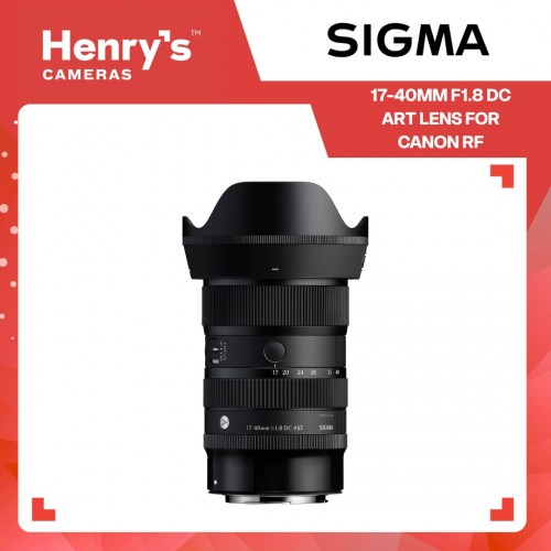 Sigma 17-40mm F1.8 DC Art Lens for Canon RF