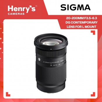 Sigma 20-200mm F3.5-6.3 DG Contemporary Lens for L- Mount