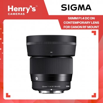 Sigma 56mm F1.4 DC DN Contemporary Lens For Canon RF Mount Sigma 56mm F1.4 DC DN Contemporary Lens For Canon RF Mount
