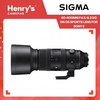 Sigma 60-600mm F4.5-6.3 DG DN OS Sports Lens for Sony E Sigma 60-600mm F4.5-6.3 DG DN OS Sports Lens for Sony E