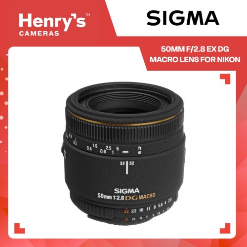 Sigma 50mm F/2.8 EX DG Macro Lens for Nikon