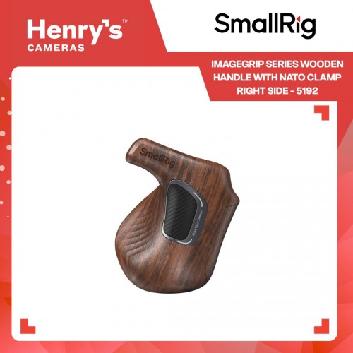 SmallRig ImageGrip Series Wooden Handle with NATO Clamp Right Side - 5192