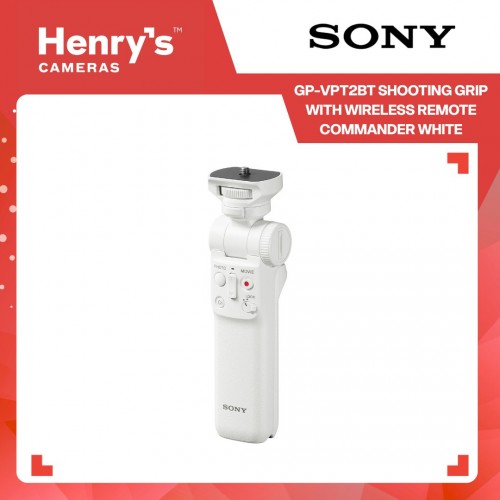 Sony GP-VPT2BT Shooting Grip with Wireless Remote Commander White Sony GP-VPT2BT Shooting Grip with Wireless Remote Commander White