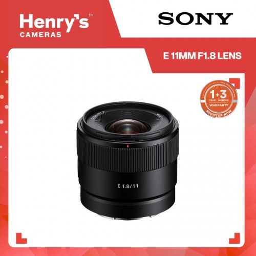 Sony E 11mm F1.8 Lens