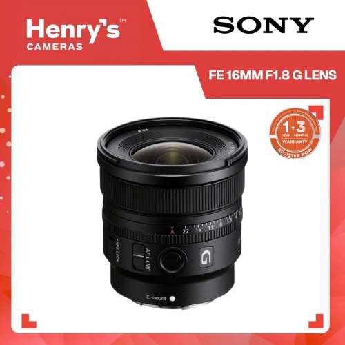 Sony FE 16mm F1.8 G Lens