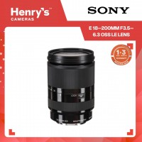 Sony E 18–200mm F3.5–6.3 OSS LE Lens