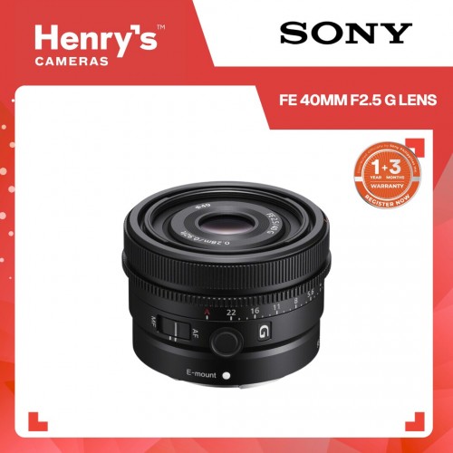 Sony FE 40mm F2.5 G Lens