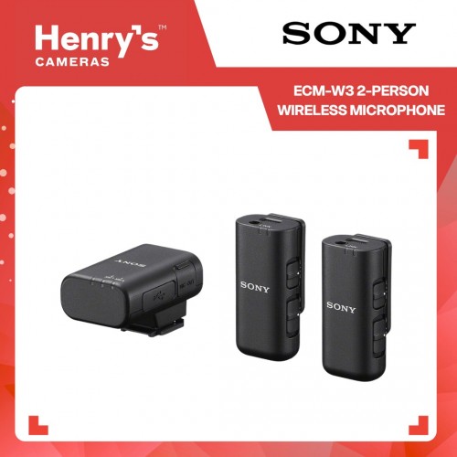 Sony ECM-W3 2-Person Wireless Microphone