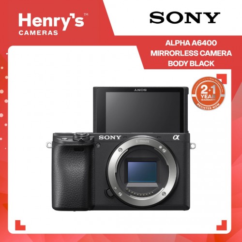 Sony Alpha A6400 Mirrorless Camera Body Black