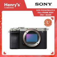 Sony ILCE-7C2 Alpha A7C II Full-Frame Mirrorless Camera Body Only - Silver