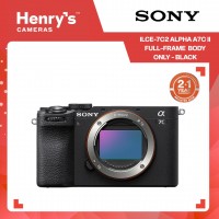 Sony ILCE-7C2 Alpha A7C II Full-Frame Mirrorless Camera Body Only - Black