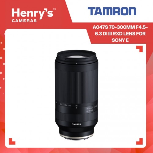 Tamron A047S 70-300mm f4.5-6.3 Di III RXD Lens for Sony E