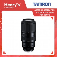 Tamron A067S 50-400mm f4.5-6.3 Di III VC VXD Lens for Sony E