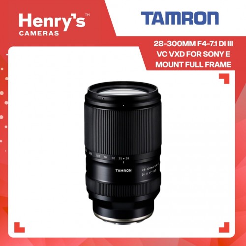 Tamron 28-300mm F4-7.1 Di III VC VXD for Sony E Mount Full Frame