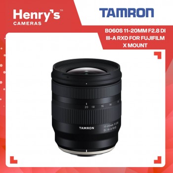Tamron B060S 11-20mm F2.8 DI III-A RXD for Fujifilm X Mount Tamron B060S 11-20mm F2.8 DI III-A RXD for Fujifilm X Mount