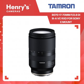 Tamron B070 17-70mm F/2.8 Di III-A VC RXD for Sony E Mount Tamron B070 17-70mm F/2.8 Di III-A VC RXD for Sony E Mount