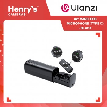 Ulanzi A21 Wireless Microphone (Type C) - Black Ulanzi A21 Wireless Microphone (Type C) - Black