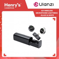 Ulanzi A21 Wireless Microphone (Lightning) - Black & White Ulanzi A21 Wireless Microphone (Lightning) - Black & White