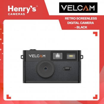 Velcam Retro Screenless Digital Camera - Black