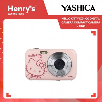 Yashica x Hello Kitty DZ-100 Digital Camera Compact Camera - Pink Yashica x Hello Kitty DZ-100 Digital Camera Compact Camera - Pink