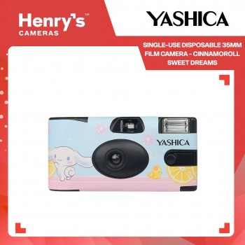 Yashica Single-Use Disposable 35mm Film Camera - Cinnamoroll Sweet Dreams Yashica Single-Use Disposable 35mm Film Camera - Cinnamoroll Sweet Dreams