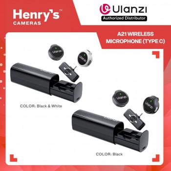 Ulanzi A21 Wireless Microphone (Type C) - Black