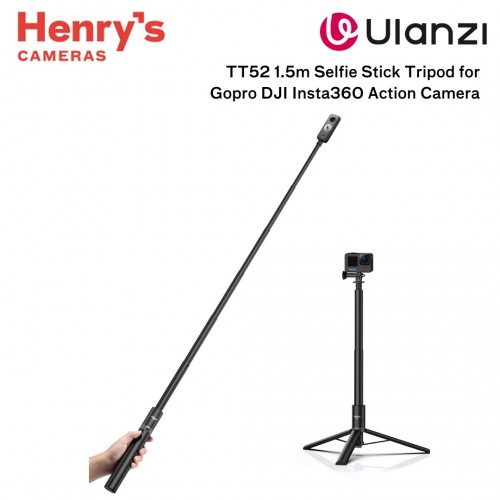 Ulanzi TT52 1.5m Selfie Stick Tripod for Gopro DJI Insta360 Action Camera T090GBB1