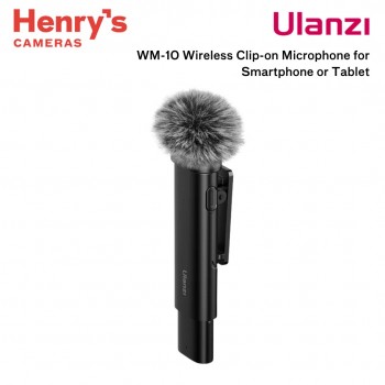 Ulanzi WM-10 Wireless Clip-on Microphone for Smartphone or Tablet Ulanzi WM-10 Wireless Clip-on Microphone for Smartphone or Tablet