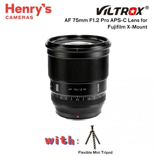 Viltrox AF 75mm F1.2 Pro APS-C Lens for Fujifilm X-Mount