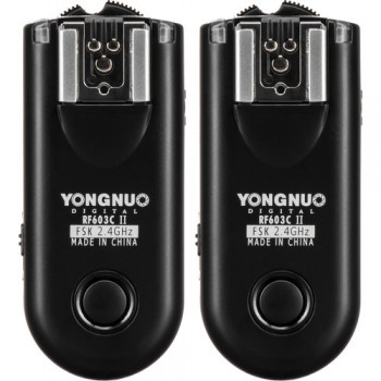 YONGNUO RF603CII C1 WIRELESS FLASH TRIGGER (CANON) YONGNUO RF603CII C1 WIRELESS FLASH TRIGGER (CANON)
