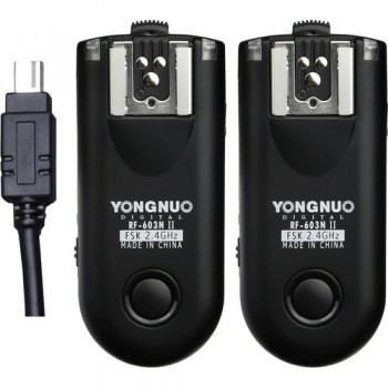 YONGNUO RF603CII N3 WIRELESS FLASH TRIGGER (NIKON) YONGNUO RF603CII N3 WIRELESS FLASH TRIGGER (NIKON)